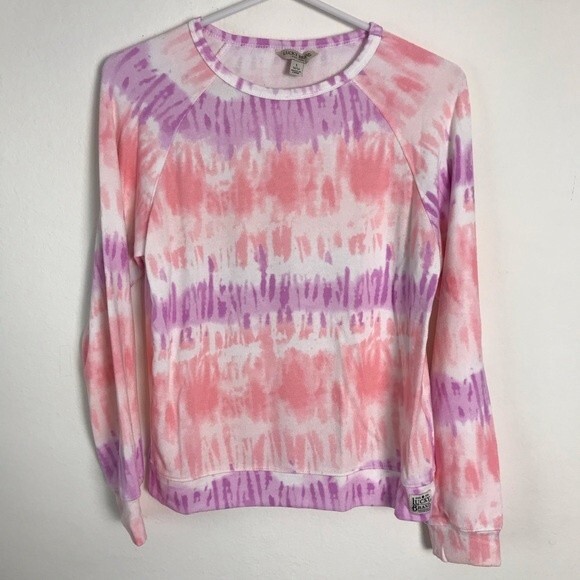 Lucky Brand Sweaters - Lucky Brand Tie Dye Soft Sweater- Pink & Purple- Size Large- Great Condition!